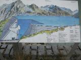 Disegno della diga (53.23 KByte) Tag 001: Albignastausee und -hütte : Disegno della diga