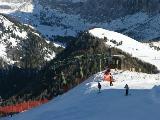 Wolkenstein (BZ)  / Korblifte Dantercepies und Ciampinoi : La stazione a monte della seggiovia.