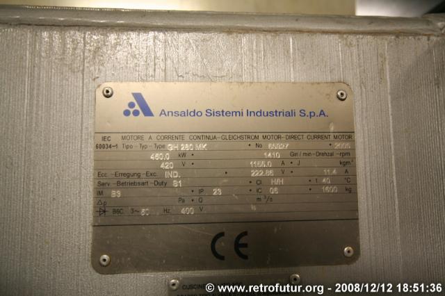 Station 4: Hungerburg : Ansaldo DC drive