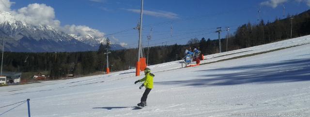 Skitour vs. Industrieski am Beispiel der Querung vom Glungezer Gipfel über Zirbenweg bis hinab nach Igls : 28.2.2014