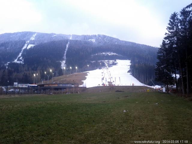 Skitour vs. Industrieski am Beispiel der Querung vom Glungezer Gipfel über Zirbenweg bis hinab nach Igls : 6.3.2014
