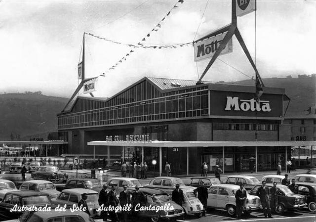 1961: Cantagallo (Bologna - Firenze) (50.93 KByte) Cult of autogrill - Ahead of time : 1961: Cantagallo (Bologna - Firenze)