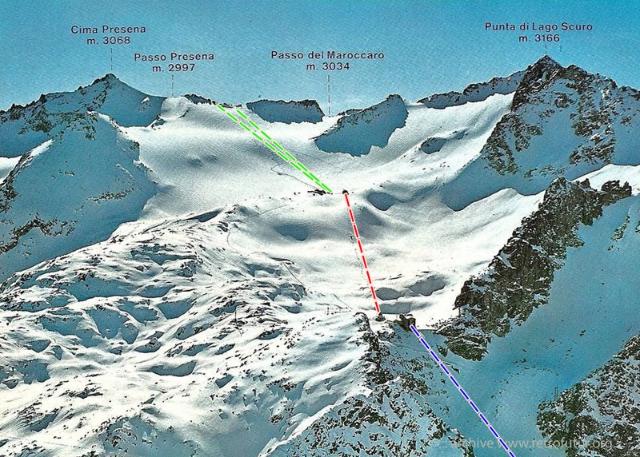 Situazione (83.53 KByte) Passo Tonale (TN) / Cestovia Cady e Cestovia Presena : Situazione