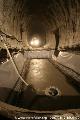 Steep tunnel : The deepest point of the tunnel. From here on, the line climbs uphill