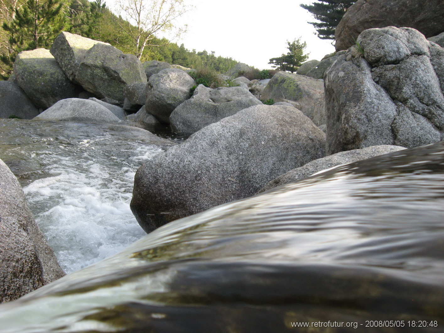 Levie - bavella - Rif.Asinao : L'eau coule