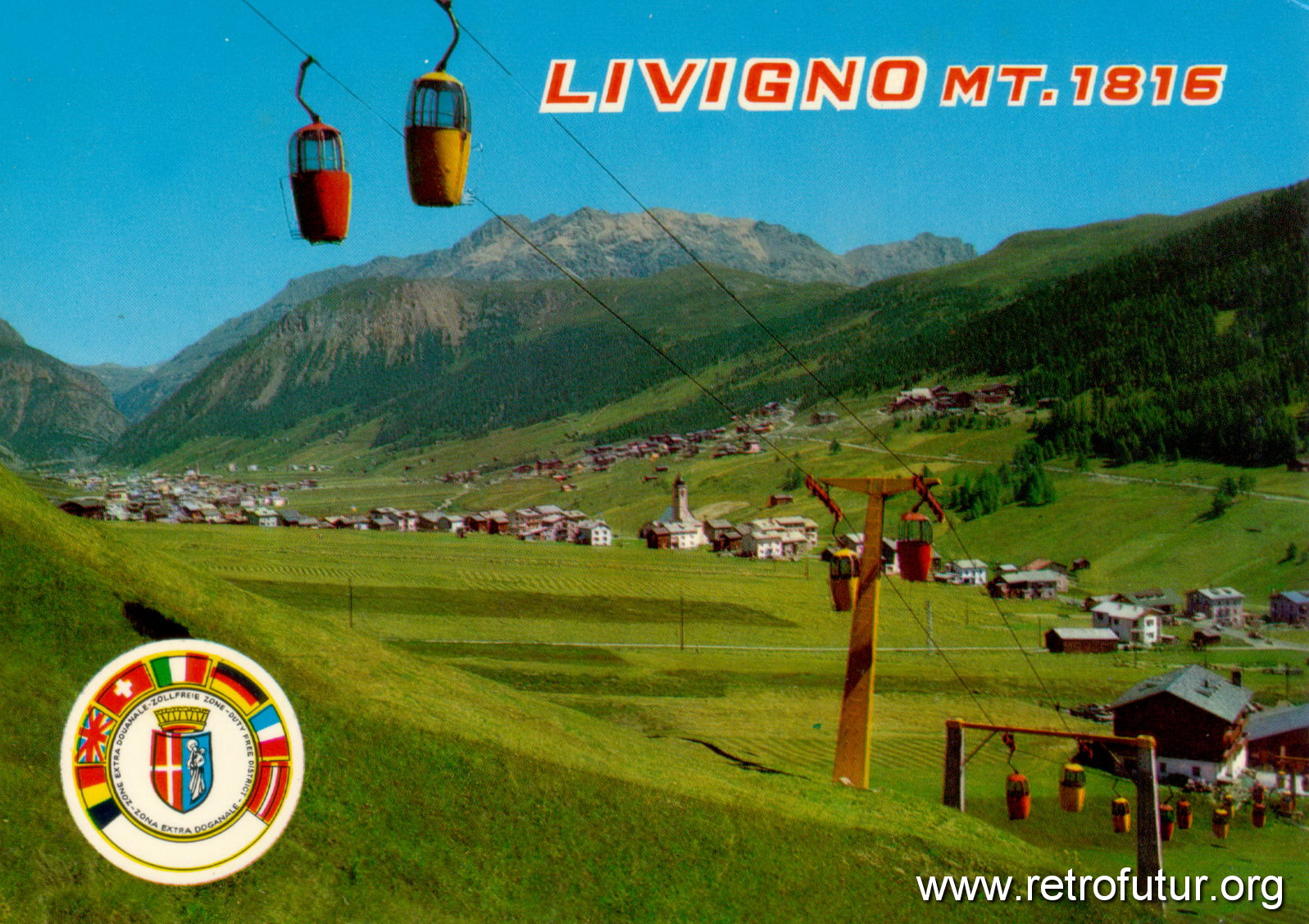 Livigno (SO) / Telecabina Carosello 3000 : livigno_cestovia_carosello_3000_ca_1980_c_ed_agv_sondrio.JPG