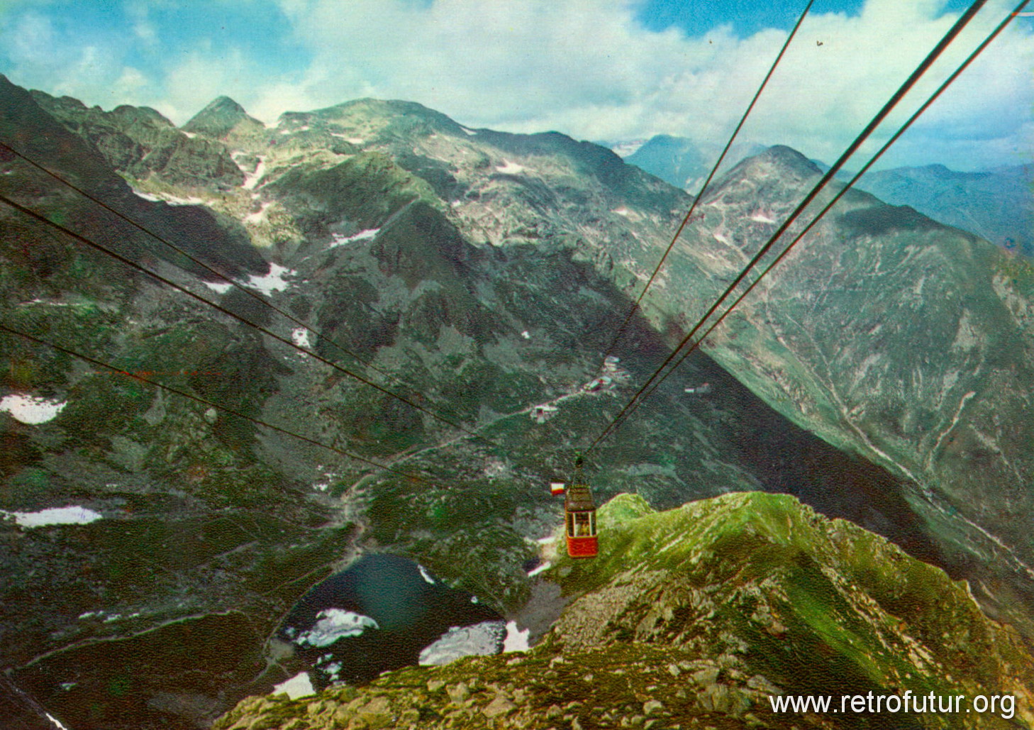 Stazione superiore : Funivia Monte Mucrone e Lago. Anno 1966 circa.