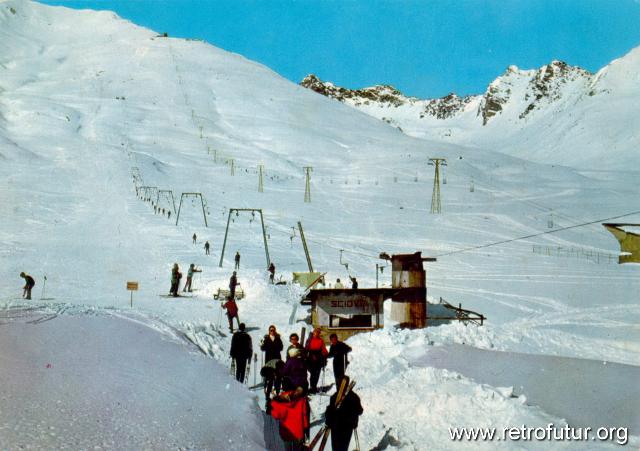 Passo Tonale (TN) / Cestovia Cady e Cestovia Presena : Cartolina timbrata 1966