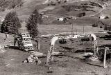 Wolkenstein (BZ)  / Korblifte Dantercepies und Ciampinoi : Generation 1: Einersessellift der Firma Drago - Talstation
