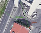Analysis of collapse dynamics: The Mirror Cinema : Surveillance camera location south of pylon 9 and camera field of view (approximated)