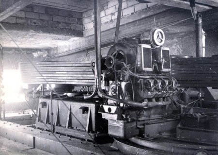 Antrieb Bergstation Korblift Ciampinoi (35.92 KByte) Wolkenstein (BZ) / Korblifte Dantercepies und Ciampinoi : Antrieb Bergstation Korblift Ciampinoi