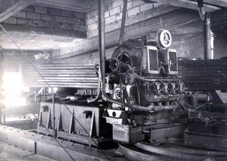Antrieb Bergstation Korblift Ciampinoi (31.77 KByte) Wolkenstein (BZ) / Korblifte Dantercepies und Ciampinoi : Antrieb Bergstation Korblift Ciampinoi